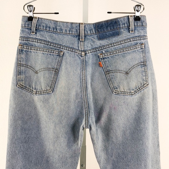 Levi’s Orange Tag Light Wash Boyfriend Jeans 34/32 - Picture 4 of 9